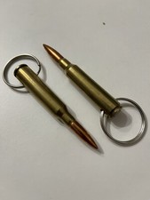 Portachiavi Proiettile calibro 6,5x55 Full Metal Jacket Da Cecchino