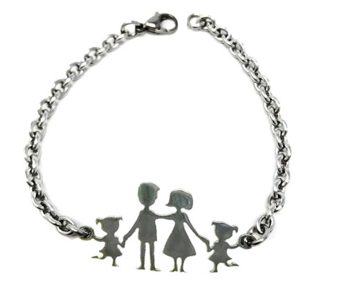 Gioiello bracciale famiglia - bracciale,