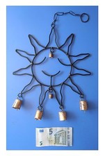 Pendente in metallo sole 6