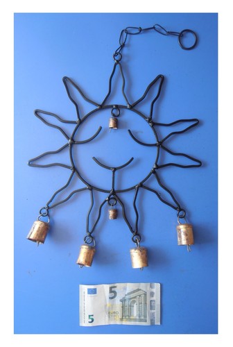Pendente metallo sole 6 - metallo,