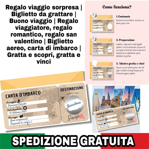 Regalo viaggio sorpresa - viaggio,