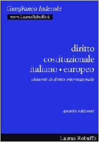 Diritto costituzionale - diritto,