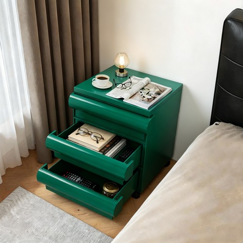 Comodino moderno ruote - 4,