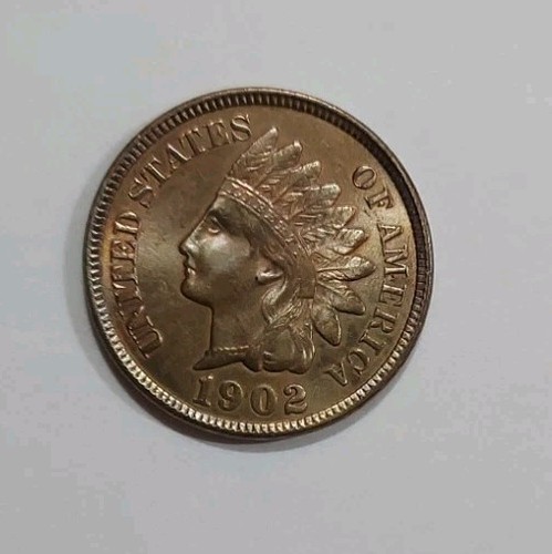 Penny testa indiano 1902 - penny,