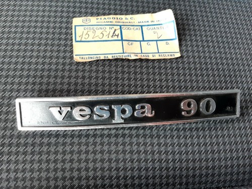 Nos vespa targhetta originale - vespa,