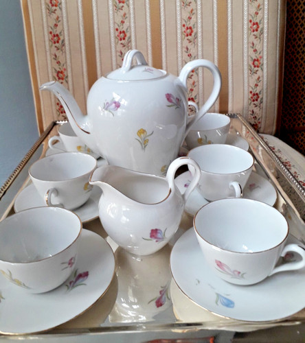 Servizio caffè vintage in - vintage,