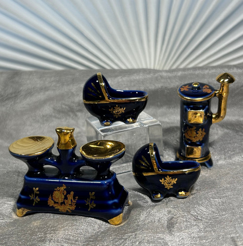 Miniature limoges blu - g), -blu