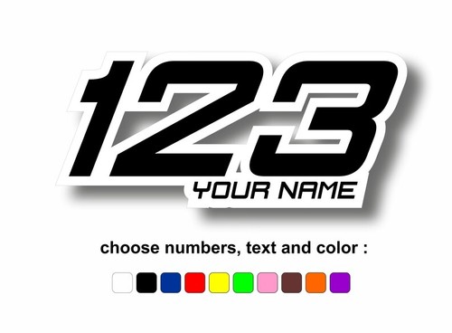 Numeri sticker adesivi - , adesivo