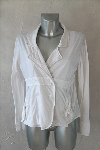 Planet veste bianca stretch - veste,