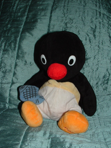 Vintage pingu peluche - vintage,