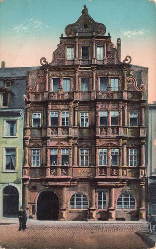 Cartolina heidelberg hotel - heidelberg,