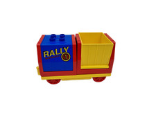 Lego® TRENO Duplo Ferrovia scaricatore merci carro vagone container RALLY 1