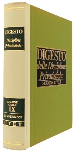 Digesto delle discipline - delle,