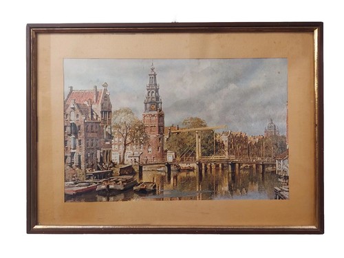 Quadro barche fiume - barche, su