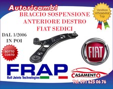 BRACCIO SOSPENSIONE ANTERIORE DESTRO FRAP CON TESTINA-FIAT SEDICI DAL 1/2006