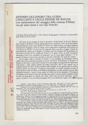 Antonio cicciaporci tra guido - tra,