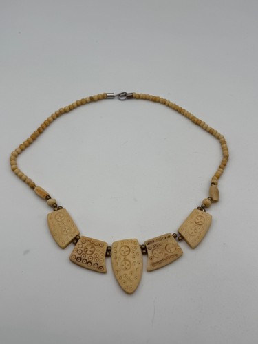 Collana antica osso - collana, antique