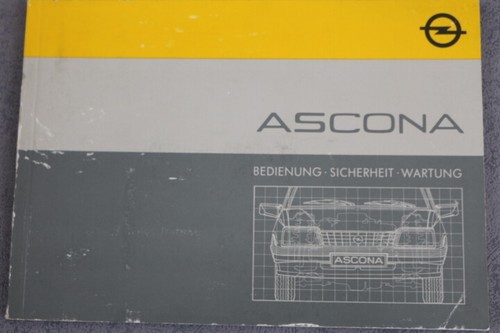 Opel ascona manuale uso e - opel,