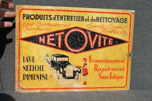 Plaque ancienne tôle - plaque,
