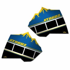 ADESIVI 3D PROTEZIONI LATERALI COMPATIBILI CON YAMAHA TENERE XT660Z 2008-2013