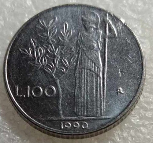 Moneta piccola 100 lire - piccola,