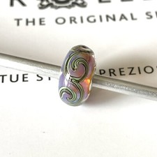 Authentic TROLLBEADS  TRACCE VIOLA People's Unique 2020 TGLBE-20122