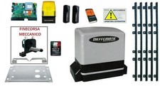 Kit Motore Automazione Cancello Scorrevole Automatico Con 5 Mt Cremagliera 230V