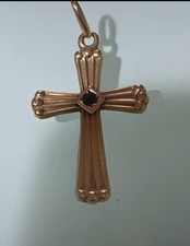 Croce ciondolo oro 18 kt