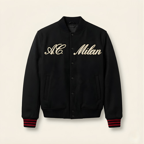 Giacca bomber lana milan - giacca,