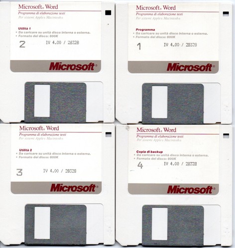 Vintage microsoft word - microsoft, per