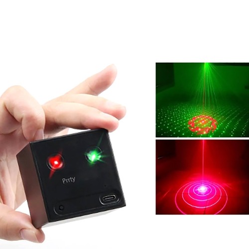 Mini laser party - led, rgb