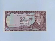 1980 Colombia 50 pesos oro Splendida 