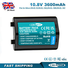 Batteria 10.8V EN-EL18D 3.6Ah per Nikon D4,D4s,D5,D6,Z9, MB-D17,D810,D850+Caricabatterie