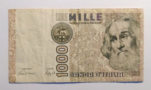 Banconota 1000 mille lire - 1000,