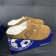 Scarpe slip on BIRKENSTOCK Boston VL in shearling unisex taglia 35-46