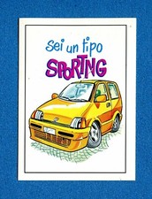 AUTO E MOTO IN CARICATURA -Edigamma- Figurina-Sticker n. 14 - 500 SPORTING -New