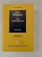 codice penale e leggi complementari aprile 2006 i codici Giuffrè