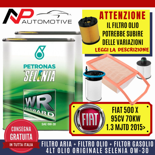 Kit tagliando fiat 500x - kit,