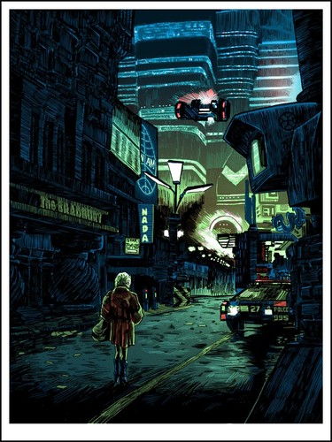 Poster blade runner tim - di,