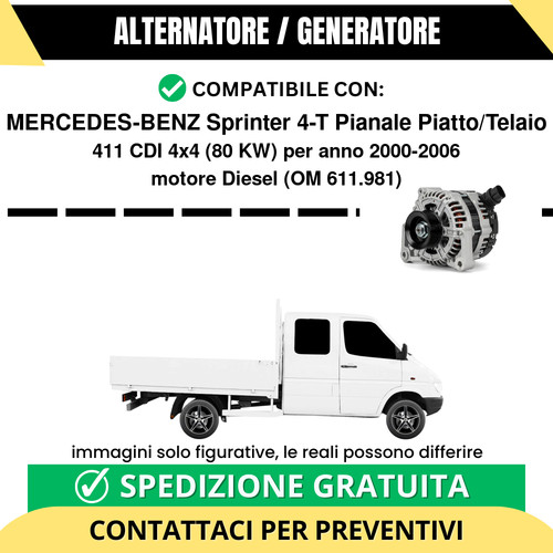 Alternatore mercedes benz - alternatore, mercedes-benz