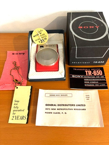 Sony 650 radio epoca a - sony,