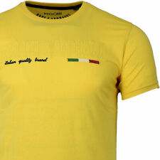 T-shirt uomo Baci & Abbracci manica corta girocollo con logo ricamato - BAM3413G