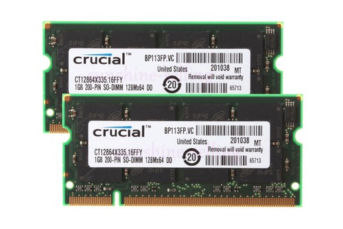 Crucial 1 gb pc2700 - gb, 2x