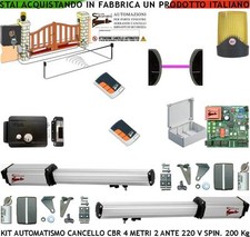 AUTOMAZIONE CANCELLO 4 MT 2