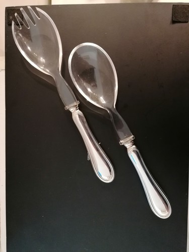 Argento perspex coppia - argento, e