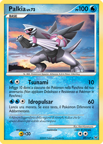 Pokemon carta palkia liv - carta,