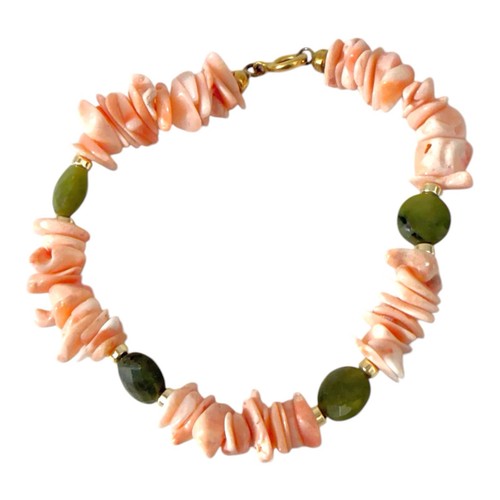 Bracciale corallo rosa del - bracciale,