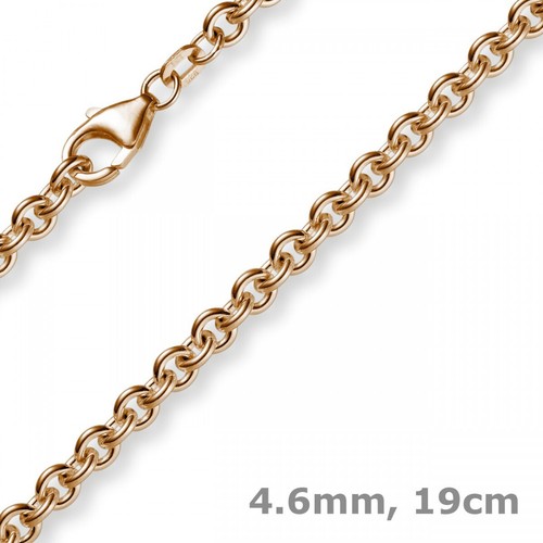 6mm bracciale catena - catena, rotonda