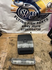 AUDI A3 S3 8P COPPIA LUCI CORTESIA LETTURA TETTO ANTERIORE INTERNO NERO 8P0947135D