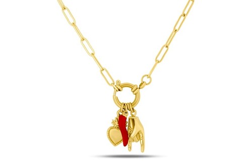 Collana girocollo acciaio - collana,